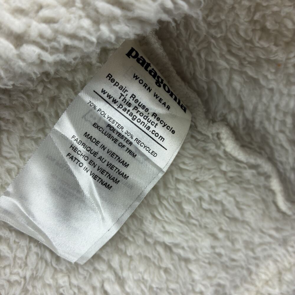 Patagonia Women’s Medium Los Gatos 1/4 Zip Fleece Dyno White - Picture 7 of 9